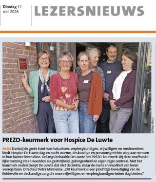 MEI26 Prezo in de krant