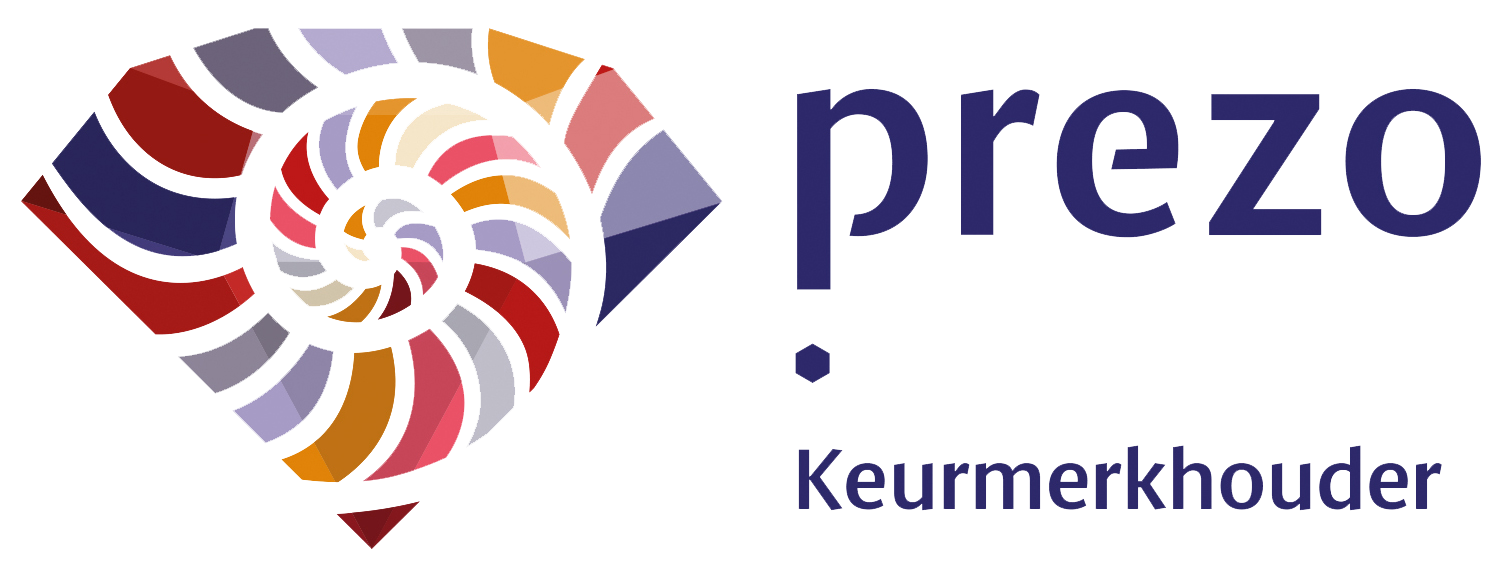 PREZO keurmerkhouder LOGO